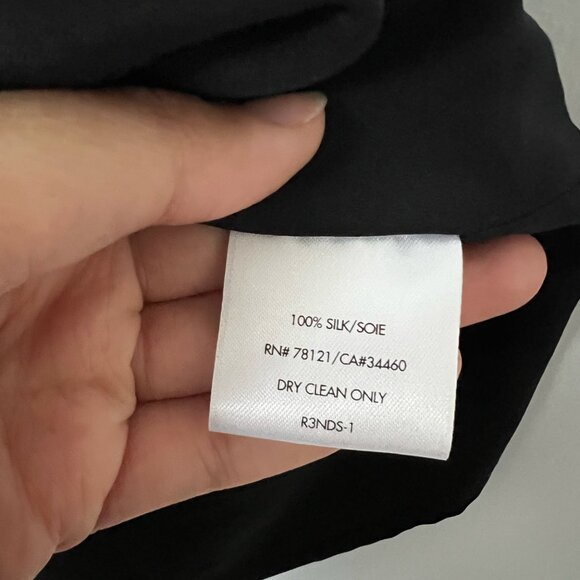 Black sequin Eileen Fisher dress, size L - Picture 6 of 7